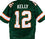 Jim Kelly Autographed Green College Style Jersey-Beckett W Hologram Black - 757 Sports Collectibles