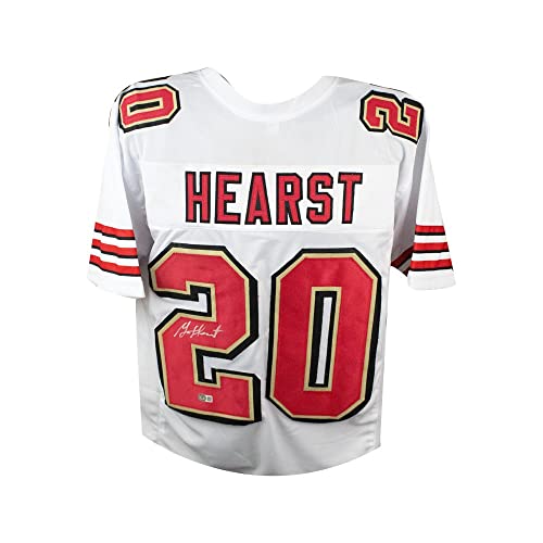 Garrison Hearst Autographed San Francisco Custom White Football Jersey - BAS - 757 Sports Collectibles