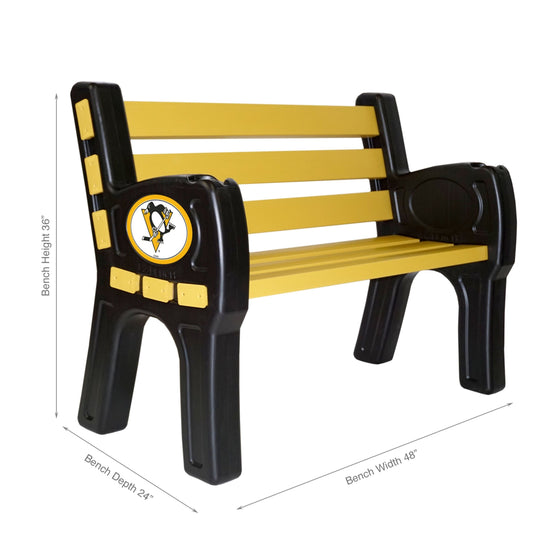 Pittsburgh Penguins Park Bench