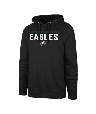 47 Philadelphia Eagles Mens Black Power Luck Headline Long Sleeve