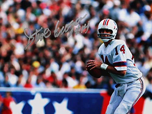 Steve Grogan Autographed Patriots 8x10 Photo-The Jersey Source Auth Silver - 757 Sports Collectibles