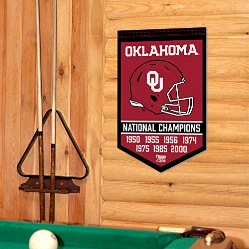 Oklahoma Sooners Football National Champions Banner - 757 Sports Collectibles