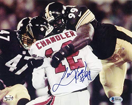 Levon Kirkland Autographed Pittsburgh Steelers 8x10 Photo - BAS COA (Blue Ink) - 757 Sports Collectibles