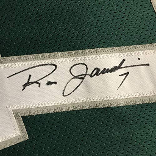 Autographed/Signed Ron Jaworski Philadelphia Green Football Jersey JSA COA - 757 Sports Collectibles