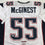 Autographed/Signed Willie McGinest New England White Football Jersey JSA COA