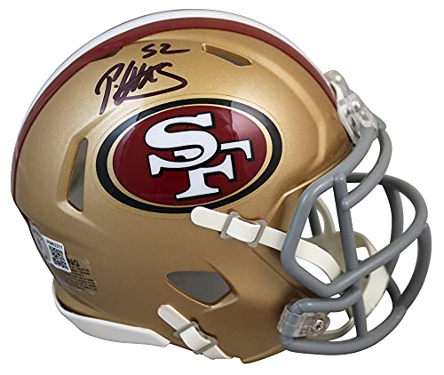 49ers Patrick Willis Authentic Signed Speed Mini Helmet Autographed BAS Witness - 757 Sports Collectibles