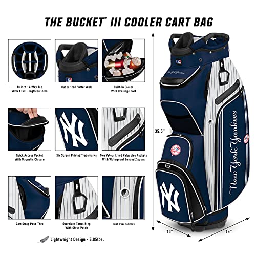 Boston Red Sox Bucket III Cooler Cart Golf Bag - 757 Sports Collectibles