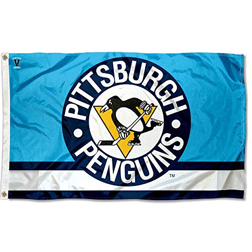 WinCraft Pittsburgh Penguins Vintage Logo Flag and Banner - 757 Sports Collectibles