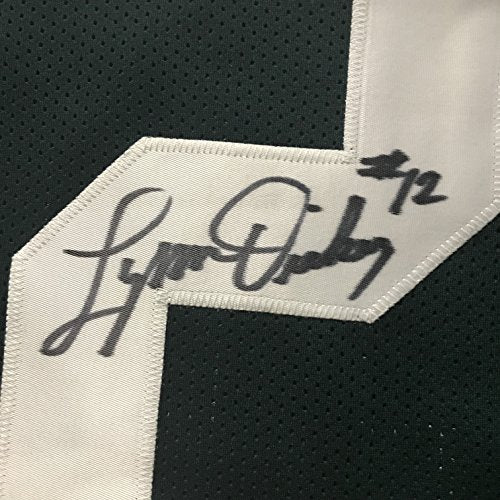 Autographed/Signed Lynn Dickey Green Bay Green Football Jersey JSA COA - 757 Sports Collectibles