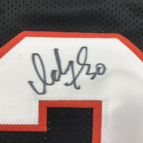 Autographed/Signed Ickey Woods Cincinnati Black Football Jersey JSA COA - 757 Sports Collectibles