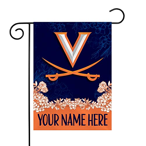 Rico Industries NCAA Virginia Cavaliers Personalized Garden Flag - 757 Sports Collectibles