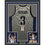 Framed Autographed/Signed Allen Iverson 33x42 Georgetown Grey Basketball Jersey JSA COA