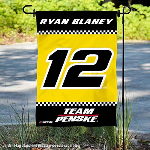 WinCraft Ryan Blaney Double Sided Garden Banner Flag - 757 Sports Collectibles