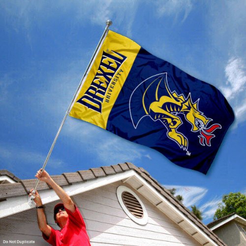 Drexel Dragons DU University Large College Flag - 757 Sports Collectibles