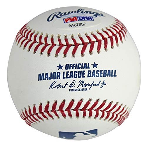 Braves Larry Wayne Chipper Jones Jr. HOF 18 Authentic Signed Oml Baseball PSA - 757 Sports Collectibles