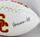 O. J. Simpson Autographed USC Logo Football W/ Heisman- JSA W Auth - 757 Sports Collectibles