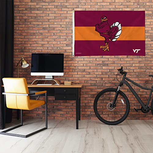 NCAA Virginia Tech Hokies 3' x 5' Banner Flag - Single Sided - Indoor or Outdoor - Home Décor Made By Rico Industries - 757 Sports Collectibles