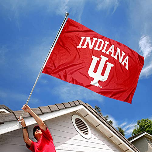 Indiana Hoosiers IU University Large College Flag - 757 Sports Collectibles