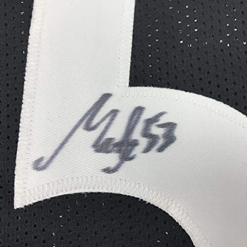 Autographed/Signed Maurkice Pouncey Pittsburgh Black Football Jersey JSA COA - 757 Sports Collectibles