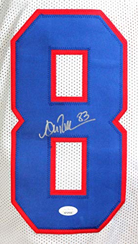 Andre Reed Autographed White Pro Style Jersey - JSA Witnessed Silver - 757 Sports Collectibles