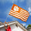 College Flags & Banners Co. Clemson Tigers Stars and Stripes Nation Flag - 757 Sports Collectibles