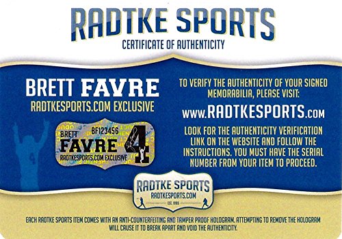 Brett Favre Memorabilia, Brett Favre Collectibles, Verified Signed Brett  Favre Photos