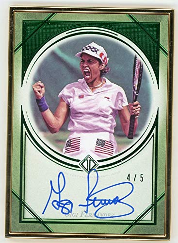 Gigi Fernandez 2020 Topps Transcendent Tennis Autographed Card 4/5 - 757 Sports Collectibles