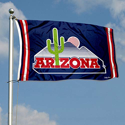 College Flags & Banners Co. Arizona Wildcats Vintage Retro Throwback 3x5 Banner Flag - 757 Sports Collectibles