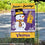 Minnesota Vikings Holiday Winter Snow Garden Flag Double Sided Banner - 757 Sports Collectibles