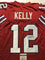 Autographed/Signed Jim Kelly Buffalo Red Football Jersey JSA COA