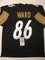 Autographed/Signed Hines Ward Pittsburgh Black Football Jersey JSA COA - 757 Sports Collectibles