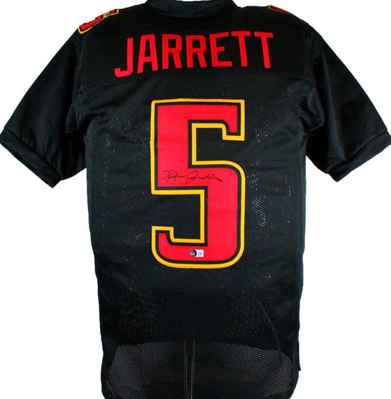 Rakim Jarrett Autographed Black College Style Jersey-Beckett W Hologram Black - 757 Sports Collectibles