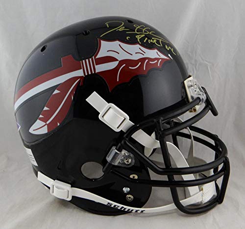 Deion Sanders Autographed FL State F/S Black ProLine Helmet w/Primetime- JSA W Auth Gold