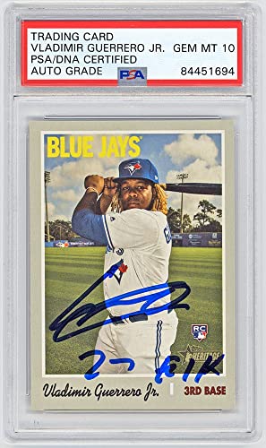 Vladimir Guerrero Jr. Signed Trading Card - PSA/DNA Authentic