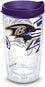Tervis Made in USA Double Walled NFL Baltimore Ravens Insulated Tumbler Cup Keeps Drinks Cold & Hot, 16oz, Genuine - 757 Sports Collectibles