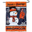 Denver Broncos Holiday Winter Snow Garden Flag Double Sided Banner - 757 Sports Collectibles