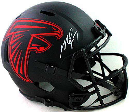 Michael Vick Autographed Atlanta Falcons F/S Eclipse Speed Helmet - JSA WWhite - 757 Sports Collectibles