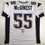 Autographed/Signed Willie McGinest New England White Football Jersey JSA COA - 757 Sports Collectibles