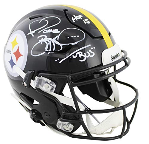 Jerome Bettis Autographed Riddell Authentic Full Size Pittsburgh