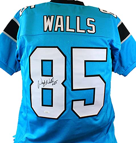 Wesley Walls Autographed Blue Pro Style Jersey- JSA Witnessed Auth Black - 757 Sports Collectibles