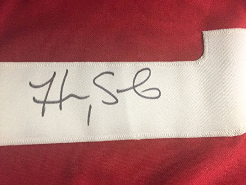 Autographed/Signed Hope Solo Red Soccer Team USA World Cup Jersey JSA COA - 757 Sports Collectibles