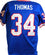 Thurman Thomas Autographed Blue Pro Style Jersey w/NFL/MVP- Beckett W - 757 Sports Collectibles