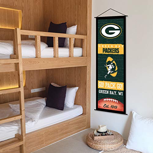 Green Bay Packers Banner and Scroll Sign - 757 Sports Collectibles