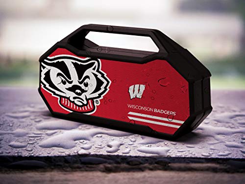 NCAA Wisconsin Badgers XL Wireless Bluetooth Speaker, Team Color - 757 Sports Collectibles