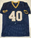 Reggie Brooks Autographed Blue w/ Gold Jersey- JSA W Authenticated - 757 Sports Collectibles