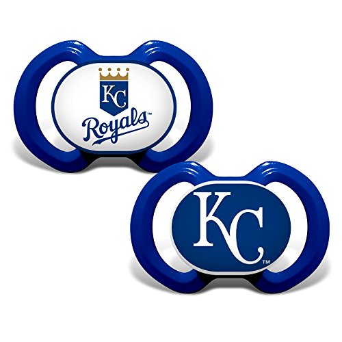 MasterPieces KCR2000: Kansas City Royals Pacifier 2-Pack - 757 Sports Collectibles