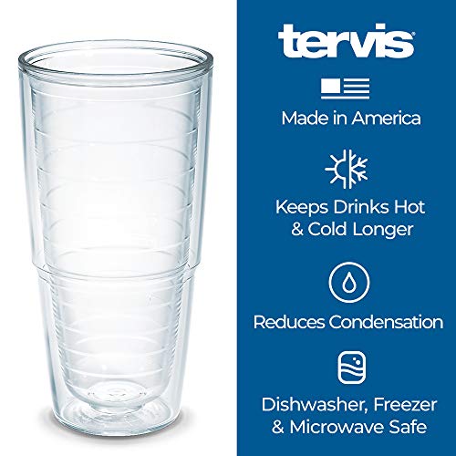 Tervis Made in USA Double Walled NFL New York Giants Insulated Tumbler Cup Keeps Drinks Cold & Hot, 24oz, All Over - 757 Sports Collectibles