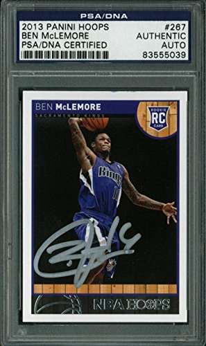 Kings Ben Mclemore Authentic Signed Card 2013 Panini Rc #267 PSA/DNA Slabbed - 757 Sports Collectibles