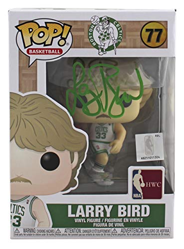 Celtics Larry Bird Authentic Signed #77 Funko Pop Vinyl Figure BAS Witnessed - 757 Sports Collectibles