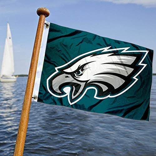 : Philadelphia Eagles Boat and Golf Cart Flag : Sports & Outdoors